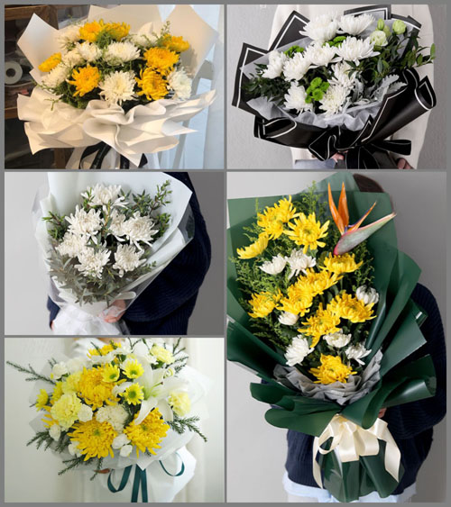 江苏南通港闸区陈桥街道树北村白事花束代送